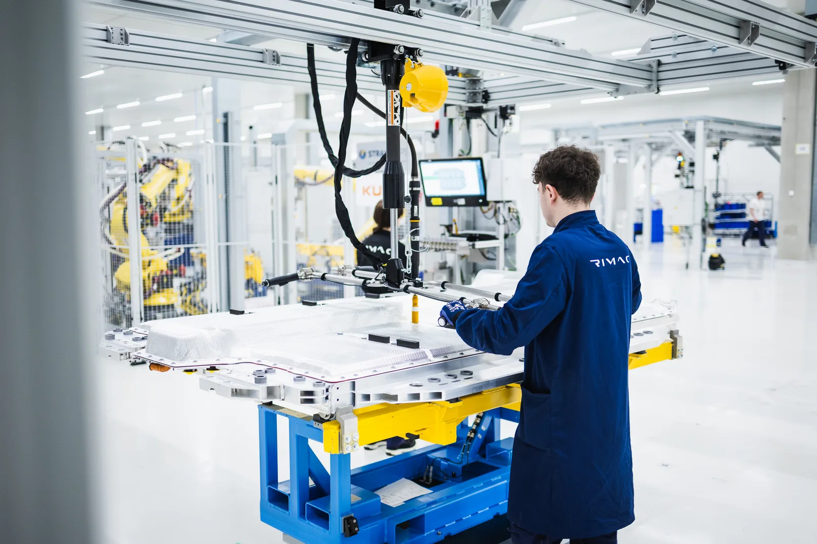 bmw i7 rimac gen6 batterij sneller laden detail 1