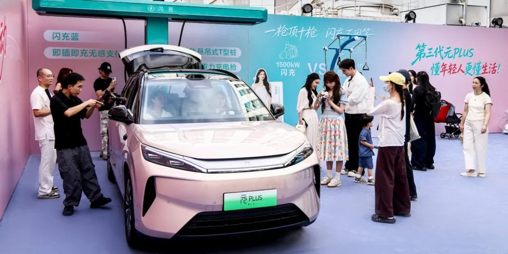 BYD Yuan Plus laadtechniek