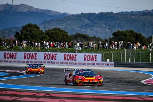 ferrari gt3 evo paul ricard moeizame seizoensstart detail 1