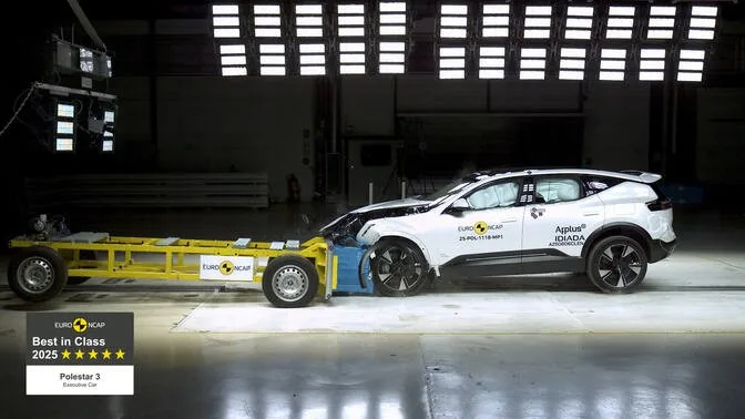 Polestar 3 Euro NCAP zijkant
